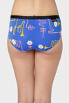 Bummer Medium Rise Full Coverage Hipster Panty - Blue — thumbnail 2